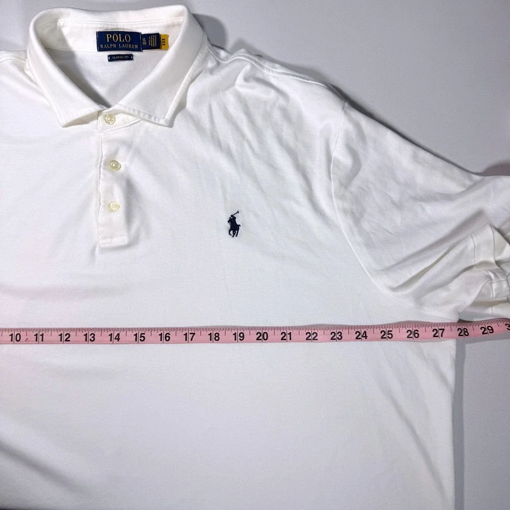 Polo Ralph Lauren Mens XL Classic Fit Cotton Short‎ Sleeve Polo Shirt